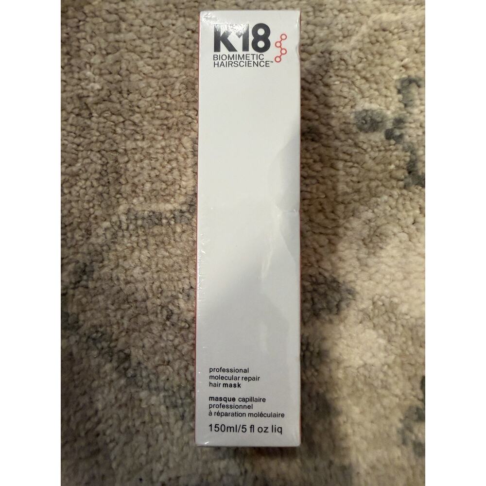 K18 Biomimetic Molecular Repair Hair Mask Professional 150ml/5oz NIB Sealed $75